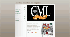 Desktop Screenshot of carolinamountainlifemagazine.com